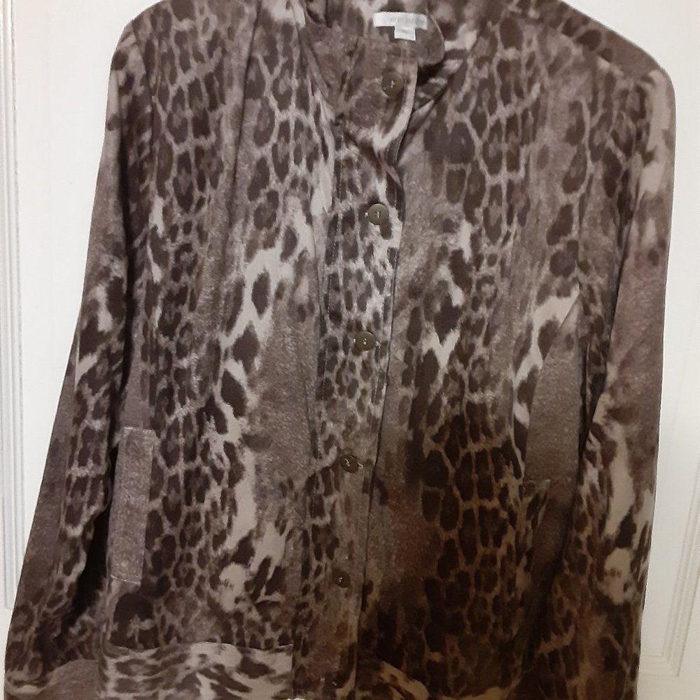 Erin London, Size XL, Animal print jacket